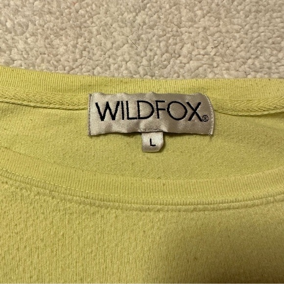 Wildfox More Sun Please Yellow Jumper Knit Sweatshirt - Picture 8 of 9